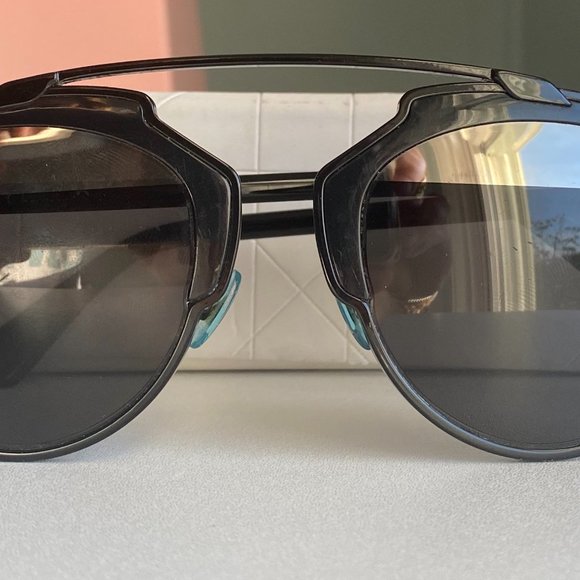 DIOR SO REAL Sunglasses - Black w Reflectors main image 3